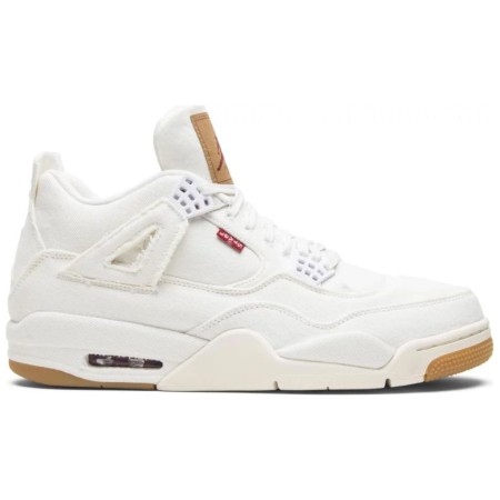 Levi's x Air Jordan 4 Retro 'White Denim'