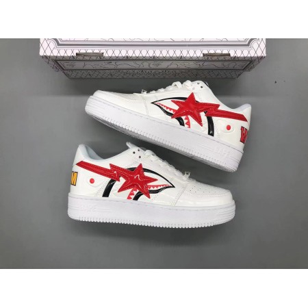 Bapesta Low M2 'Shark Face - White'