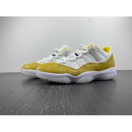 Wmns Air Jordan 11 Low 'Yellow Snakeskin'