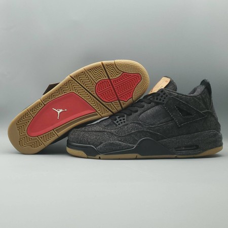 Levi's x Air Jordan 4 Retro 'Black Denim'