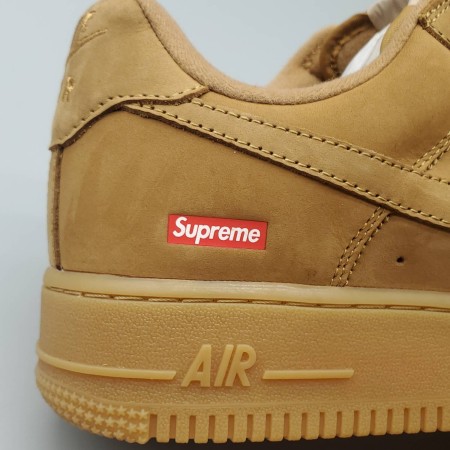 Supreme x Air Force 1 Low SP 'Wheat'