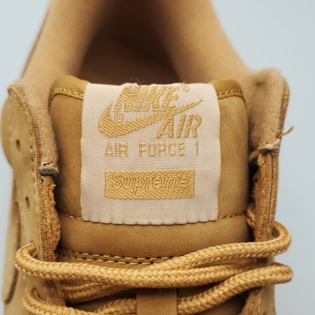 Supreme x Air Force 1 Low SP 'Wheat'