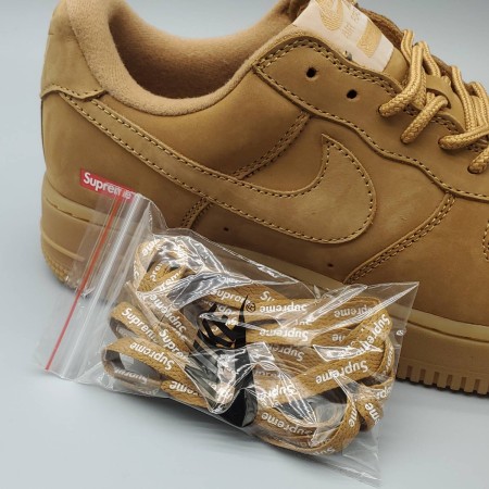 Supreme x Air Force 1 Low SP 'Wheat'