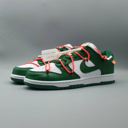 Off-White x Dunk Low 'Pine Green'