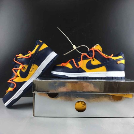 Off-White x Dunk Low 'University Gold'