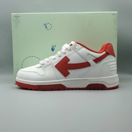 Off-White Out of Office Low 'White Red'