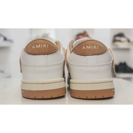 Amiri Skel Top Low 'White Brown'