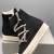 Rick Owens DRKSHDW Strobe Cotton Denim Hexa High 'Black Milk'